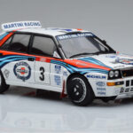 Lancia Delta HF Integrale Evoluzione #3 D. Auriol / B. Occelli Tour de Corse 1992 Kyosho 1:18 08348H Diecast - image 5 of 9