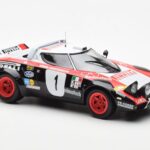 Lancia Stratos HF #1 Lancia Pirelli W. Rohrl / C. Geistdorfer Winners Dynabit Saarland Rallye 1978 Minichamps 1:18 155781701  - image 4 of 6