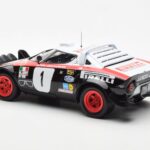 Lancia Stratos HF #1 Lancia Pirelli W. Rohrl / C. Geistdorfer Winners Dynabit Saarland Rallye 1978 Minichamps 1:18 155781701  - image 5 of 6