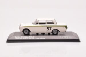Lotus Cortina Mk1 #57 J. Clark Crystal Palace Winner 1964 Minichamps 1:43 400648257 Diecast
