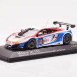 McLaren 12C GT3 #82 Russian Team A. Vasiliev / D. Vasiliauskas / M. Asmer / B. Spengler Spa 24 Hours 2014 Minichamps 1:43 437 - image 2 of 4