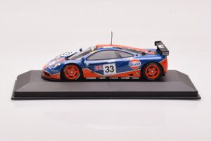 McLaren F1 GTR #33 Gulf Racing R. Bellm / M. Weaver / J-J. Lehto 24 Hours of Le Mans 1996 Minichamps 1:43 530164333 Diecast