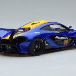 McLaren P1 GTR Blue With Yellow Stripes AUTOart 1:18 81542 Composite - image 3 of 7