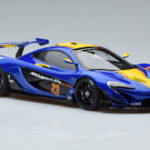 McLaren P1 GTR Blue With Yellow Stripes AUTOart 1:18 81542 Composite - image 5 of 7