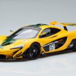 McLaren P1 GTR Yellow With Green Stripes AUTOart 1:18 81544 Composite