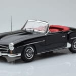Mercedes 190 SL W121 Cabriolet Black Minichamps 1:18 100037030 Diecast