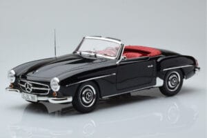 Mercedes 190 SL W121 Cabriolet Black Minichamps 1:18 100037030 Diecast