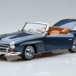 Mercedes 190 SL W121 Roadster Blue Norev 1:18 B66040625 Diecast - image 2 of 8