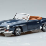 Mercedes 190 SL W121 Roadster Blue Norev 1:18 B66040625 Diecast