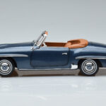 Mercedes 190 SL W121 Roadster Blue Norev 1:18 B66040625 Diecast - image 5 of 8