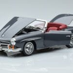 Mercedes 190 SL W121 Roadster Gray Norev 1:18 183402 Diecast - image 2 of 8