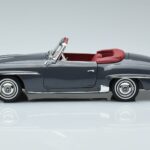 Mercedes 190 SL W121 Roadster Gray Norev 1:18 183402 Diecast - image 4 of 8