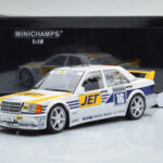 Mercedes 190E 2.5-16 W201 EVO 1 Jet #16 F. Biela Team Ms-Jet Racing DTM 1990 Minichamps 1:18 155903616 Diecast - image 6 of 6