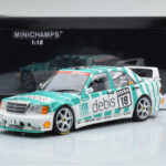 Mercedes 190E 2.5-16 W201 EVO 2 Debis #18 F. Giroix Team Zackspeed DTM 1991 Minichamps 1:18 155913618 Diecast - image 6 of 6