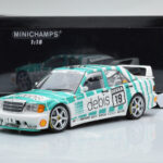 Mercedes 190E 2.5-16 W201 EVO 2 Debis #19 R. Asch Team Zackspeed DTM 1991 Minichamps 1:18 155913619 Diecast - image 6 of 6