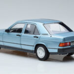 Mercedes 190E W201 Light Blue Norev 1:18 183828 Diecast - image 6 of 7