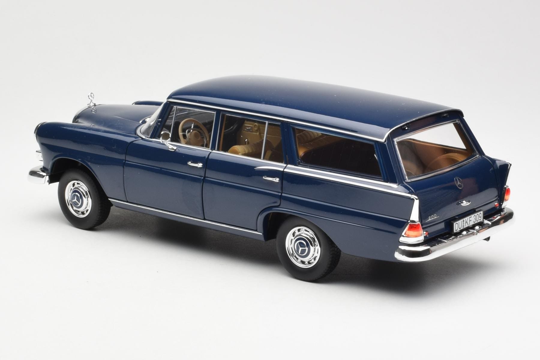 Mercedes 200 Universal W115 Blue Norev 1:18 183599 Diecast - image 7 of 8