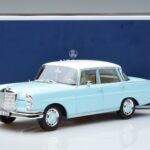 Mercedes 220 S W111 Blue Norev 1:18 183920 Diecast - image 7 of 7