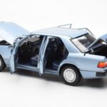 Mercedes 230E W124 Light Blue Metallic Norev 1:18 183945 Diecast - image 5 of 8