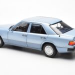 Mercedes 230E W124 Light Blue Metallic Norev 1:18 183945 Diecast - image 7 of 8