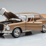 Mercedes 250 SE Coupe W111 Gold Metallic Norev 1:18 183759 Diecast - image 2 of 7