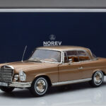 Mercedes 250 SE Coupe W111 Gold Metallic Norev 1:18 183759 Diecast - image 7 of 7