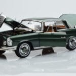 Mercedes 250 SE Coupe W111 Green Metallic Limited Edition Norev 1:18 183764 Diecast - image 2 of 7