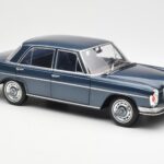 Mercedes 280 SE W108 Dark Blue Metallic Norev 1:18 183534 Diecast - image 6 of 8