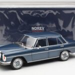 Mercedes 280 SE W108 Dark Blue Metallic Norev 1:18 183534 Diecast - image 8 of 8