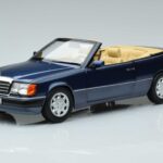 Mercedes 300 CE-24 A124 Cabriolet Nautical Blue Limited Edition Norev 1:18 183879 Diecast