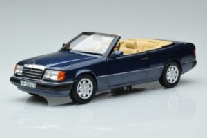Mercedes 300 CE-24 A124 Cabriolet Nautical Blue Limited Edition Norev 1:18 183879 Diecast