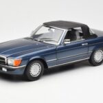 Mercedes 300 SL R107 Nautical Blue Norev 1:18 183466 Diecast