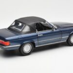 Mercedes 300 SL R107 Nautical Blue Norev 1:18 183466 Diecast - image 3 of 8