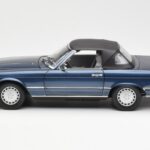 Mercedes 300 SL R107 Nautical Blue Norev 1:18 183466 Diecast - image 4 of 8
