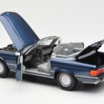 Mercedes 300 SL R107 Nautical Blue Norev 1:18 183466 Diecast - image 5 of 8