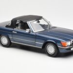 Mercedes 300 SL R107 Nautical Blue Norev 1:18 183466 Diecast - image 6 of 8