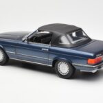Mercedes 300 SL R107 Nautical Blue Norev 1:18 183466 Diecast - image 7 of 8