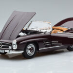 Mercedes 300 SL W198 Roadster Red Norev 1:18 183891 Diecast - image 2 of 8