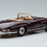 Mercedes 300 SL W198 Roadster Red Norev 1:18 183891 Diecast - image 3 of 8