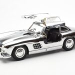 Mercedes 300 SL W198 Chrome Minichamps 1:18 B66040645 Diecast - image 2 of 8