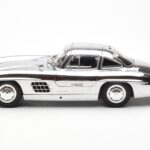 Mercedes 300 SL W198 Chrome Minichamps 1:18 B66040645 Diecast - image 4 of 8