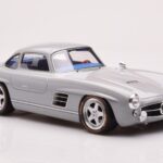 Mercedes 300 SL W198 Gullwing By S-Klub Grey GT Spirit 1:18 GT418 Resin - image 4 of 6