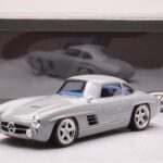 Mercedes 300 SL W198 Gullwing By S-Klub Grey GT Spirit 1:18 GT418 Resin - image 6 of 6