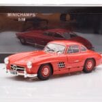 Mercedes 300 SL W198 Gullwing Red Minichamps 1:18 110037211 Diecast - image 8 of 8