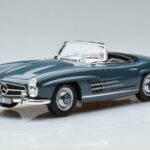 Mercedes 300 SL W198 Roadster Blue Norev 1:18 B66040668 Diecast