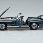 Mercedes 300 SL W198 Roadster Blue Norev 1:18 B66040668 Diecast - image 4 of 9