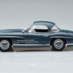 Mercedes 300 SL W198 Roadster Blue Norev 1:18 B66040668 Diecast - image 5 of 9
