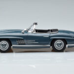 Mercedes 300 SL W198 Roadster Blue Norev 1:18 B66040668 Diecast - image 6 of 9