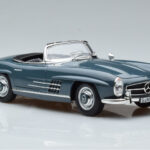 Mercedes 300 SL W198 Roadster Blue Norev 1:18 B66040668 Diecast - image 7 of 9