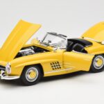 Mercedes 300 SL W198 Roadster Yellow Norev 1:18 B66040669 Diecast - image 2 of 8